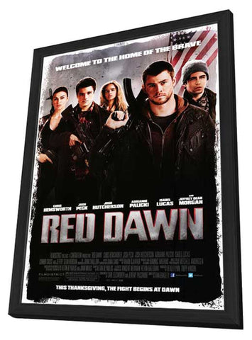 Red Dawn 11 x 17 Movie Poster - Style A - in Deluxe Aluminum Frame