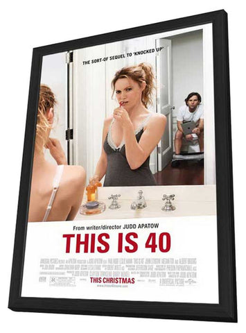 This Is 40 11 x 17 Movie Poster - Style A - in Deluxe Aluminum Frame