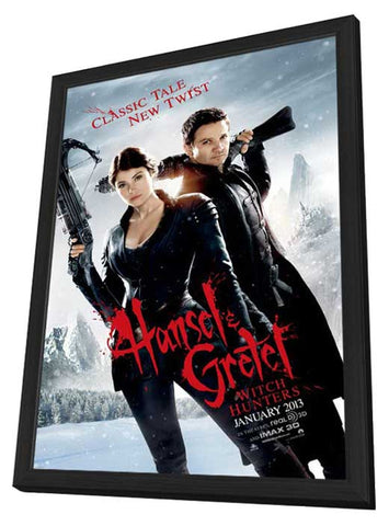 Hansel & Gretel: Witch Hunters 11 x 17 Movie Poster - Style B - in Deluxe Aluminum Frame