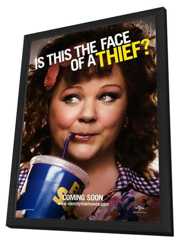 Identity Thief 11 x 17 Movie Poster - Style B - in Deluxe Aluminum Frame