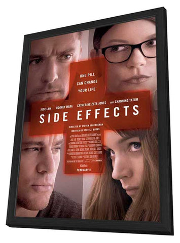 Side Effects 11 x 17 Movie Poster - Style A - in Deluxe Aluminum Frame