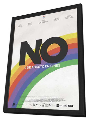 No 11 x 17 Movie Poster - Chilean Style A - in Deluxe Aluminum Frame