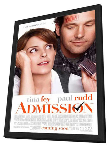 Admission 11 x 17 Movie Poster - Style A - in Deluxe Aluminum Frame
