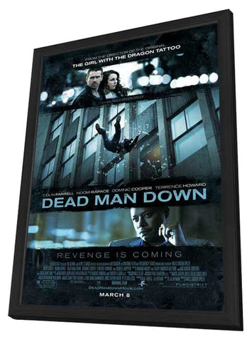 Dead Man Down 11 x 17 Movie Poster - Style A - in Deluxe Aluminum Frame