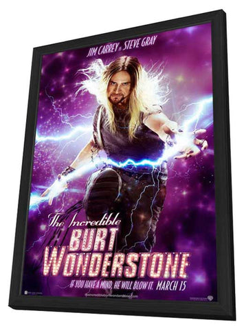 The Incredible Burt Wonderstone 11 x 17 Movie Poster - Style C - in Deluxe Aluminum Frame