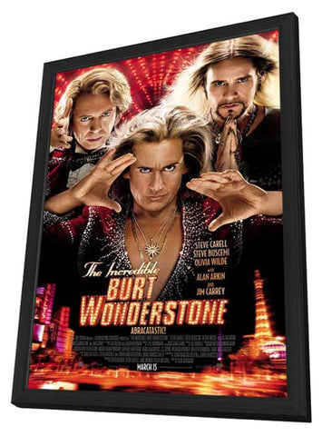 The Incredible Burt Wonderstone 11 x 17 Movie Poster - Style A - in Deluxe Aluminum Frame