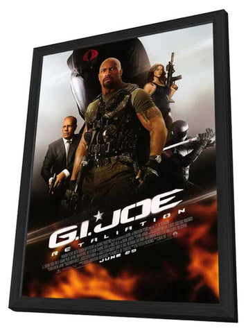 G.I. Joe: Retaliation 11 x 17 Movie Poster - Style B - in Deluxe Aluminum Frame