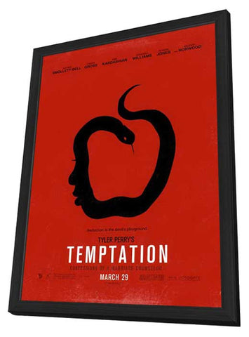 Tyler Perry's Temptation 11 x 17 Movie Poster - Style B - in Deluxe Aluminum Frame