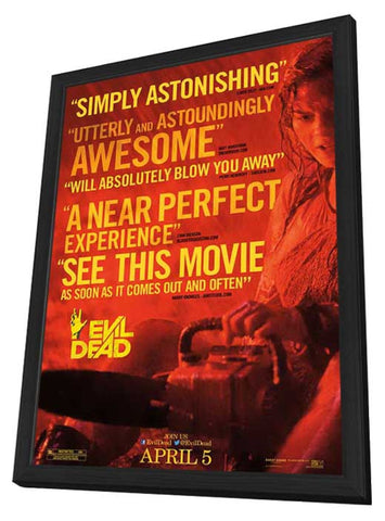 Evil Dead 11 x 17 Movie Poster - Style B - in Deluxe Aluminum Frame
