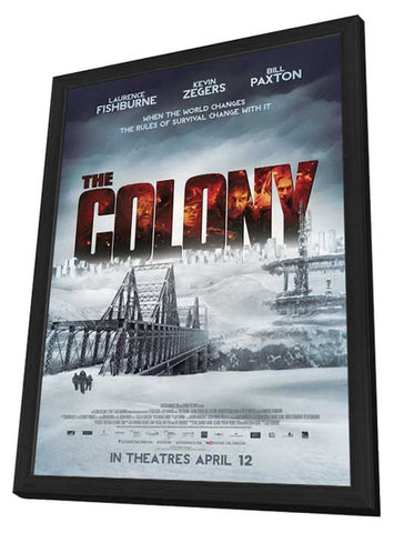 The Colony 11 x 17 Movie Poster - Canadian Style A - in Deluxe Aluminum Frame