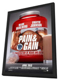 Pain and Gain 11 x 17 Movie Poster - Style B - in Deluxe Aluminum Frame