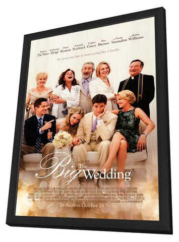 The Big Wedding 11 x 17 Movie Poster - Style A - in Deluxe Aluminum Frame