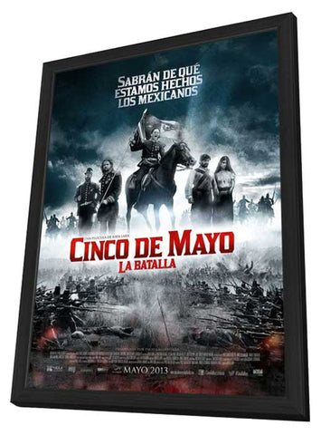 Cinco de Mayo, La Batalla 11 x 17 Movie Poster - Mexican Style B - in Deluxe Aluminum Frame