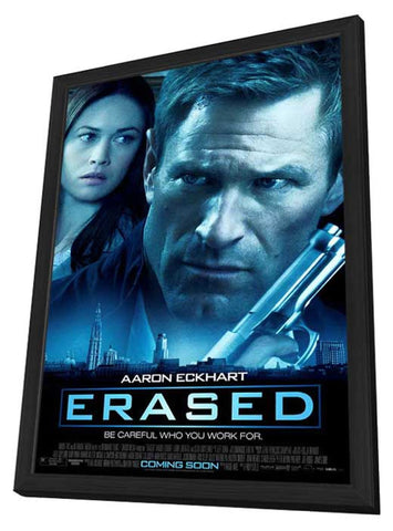 Erased 11 x 17 Movie Poster - Style A - in Deluxe Aluminum Frame