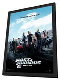 Fast & Furious 6 11 x 17 Movie Poster - Style B - in Deluxe Aluminum Frame