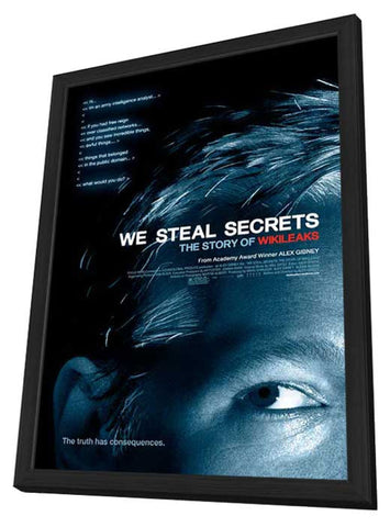 We Steal Secrets: The Story of WikiLeaks 11 x 17 Movie Poster - Style A - in Deluxe Aluminum Frame