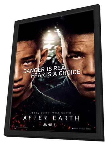 After Earth 11 x 17 Movie Poster - Style A - in Deluxe Aluminum Frame