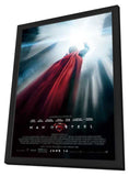 Man of Steel 11 x 17 Movie Poster - Style D - in Deluxe Aluminum Frame