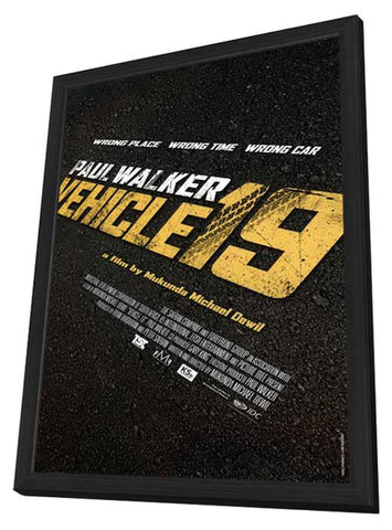 Vehicle 19 11 x 17 Movie Poster - Style A - in Deluxe Aluminum Frame