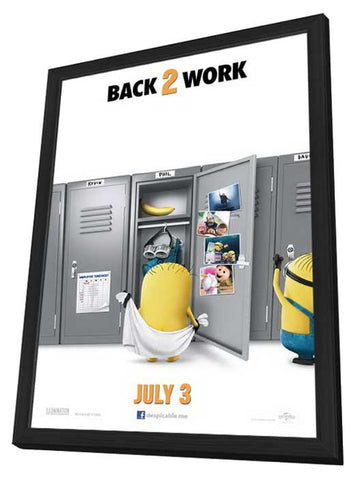 Despicable Me 2 11 x 17 Movie Poster - Style B - in Deluxe Aluminum Frame