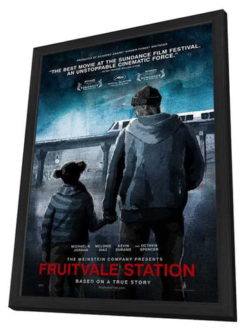 Fruitvale Station 11 x 17 Movie Poster - Style B - in Deluxe Aluminum Frame