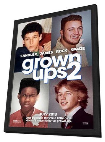 Grown Ups 2 11 x 17 Movie Poster - Style A - in Deluxe Aluminum Frame