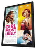 Girl Most Likely 11 x 17 Movie Poster - Style B - in Deluxe Aluminum Frame