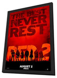 RED 2 11 x 17 Movie Poster - Style A - in Deluxe Aluminum Frame