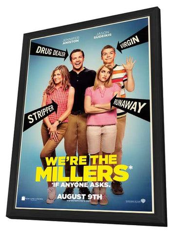 We're the Millers 11 x 17 Movie Poster - Style A - in Deluxe Aluminum Frame