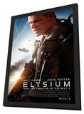 Elysium 11 x 17 Movie Poster - Style B - in Deluxe Aluminum Frame