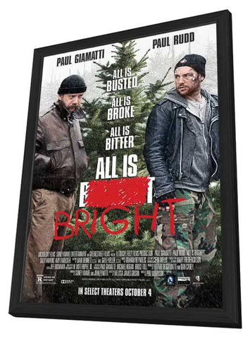 All Is Bright 11 x 17 Movie Poster - Style A - in Deluxe Aluminum Frame