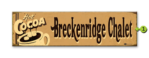 Hot Cocoa Wood 10x36