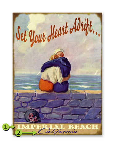 Set Your Heart Adrift Wood 23x31