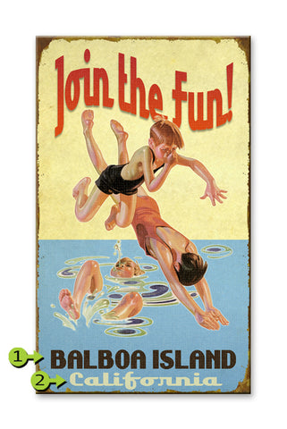 Join the Fun! Wood 18x30