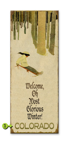 Oh Most Glorious Winter Metal 14x36