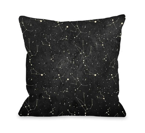 Constellations Throw Pillow by OBC