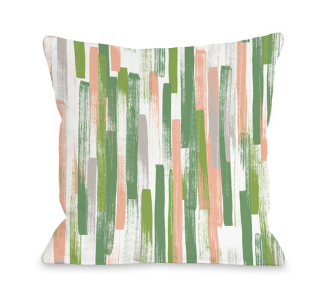 Anna Spring - Multi Throw Pillow by OBC 18 X 18