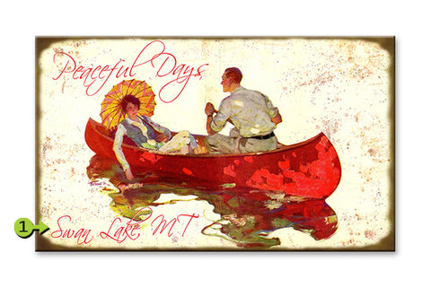 Peaceful Days Wood 18x30