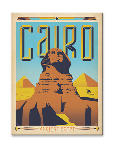 Cairo, Egypt Metal 28x38