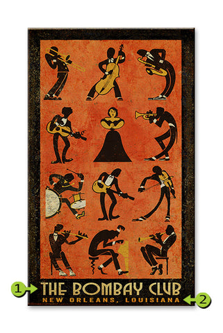 Lounge Band Wood 18x30
