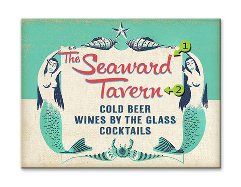 Mermaid Tavern Wood 23x31