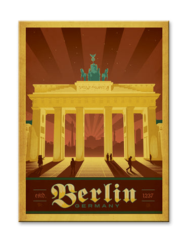 Berlin, Gemany Metal 23x31