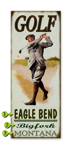 Golf Club Metal 14x36