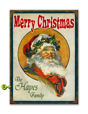 Santa Metal 23x31