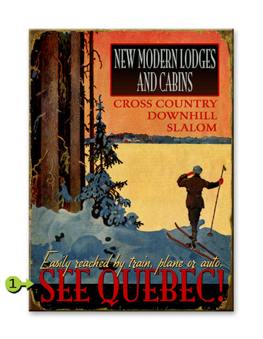 New Modern Lodges Metal 23x31