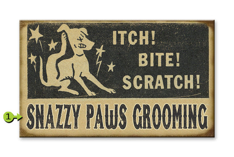 Grooming Wood 28x48