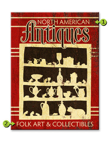 Antiques Metal 28x38
