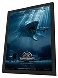 Jurassic World 11 x 17 Movie Poster - Style B - in Deluxe Aluminum Frame