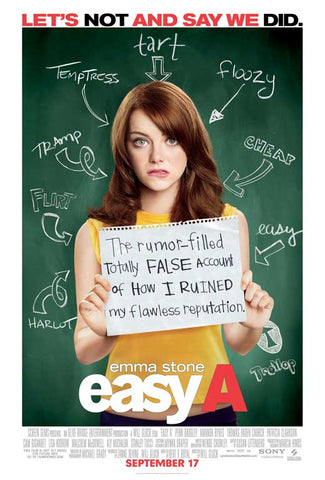 Easy A 11 x 17 Movie Poster - Style A