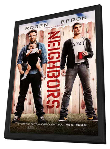 Neighbors 11 x 17 Movie Poster - Style A - in Deluxe Aluminum Frame